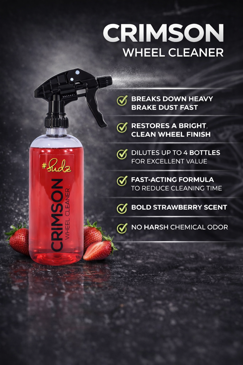 SudzBox Crimson - Wheel Cleaner (16 oz.) – SudzBox Co.