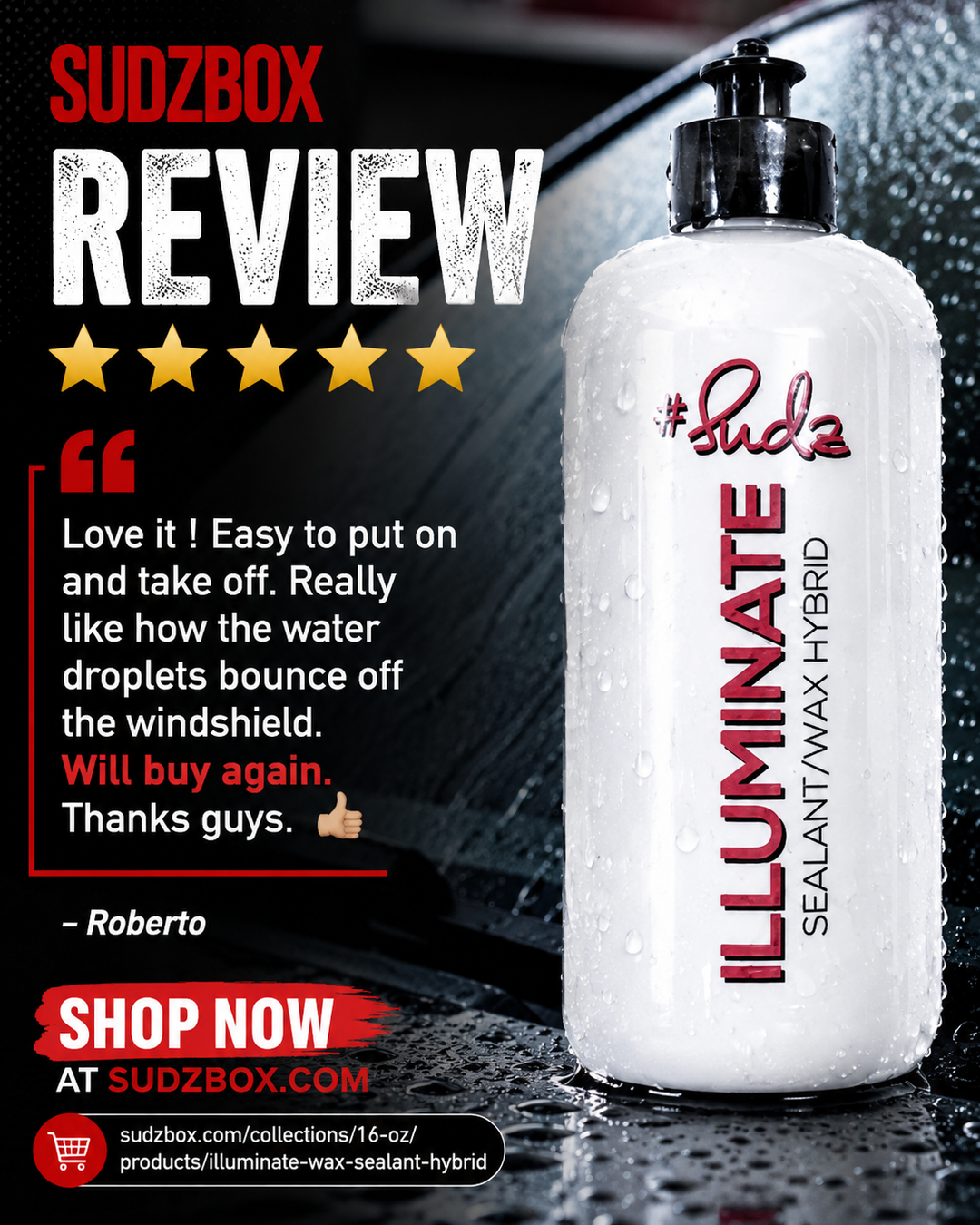 SudzBox Illuminate - Wax/Sealant Hybrid (16 oz.) – SudzBox Co.